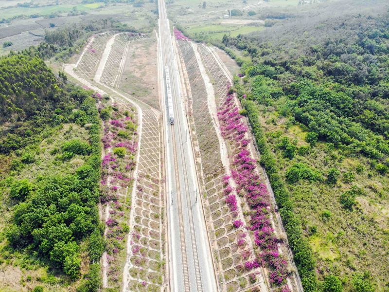 全球第一条环岛高铁（海南西环铁路）